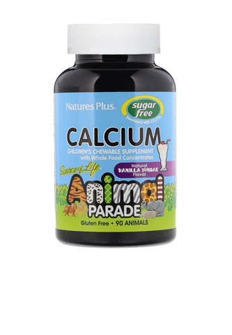 Nature's Plus Kids Calcium Sugar-Free Animal-Shaped Chewables