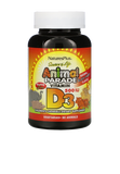 Nature's Plus Kids Vitamin D3 500IU Animal-Shaped Chewables